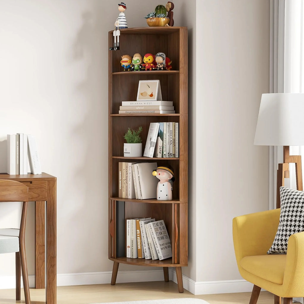 Corner Cabinet, 66.73'' Tall Modern Corner Bathroom Storage Cabinet