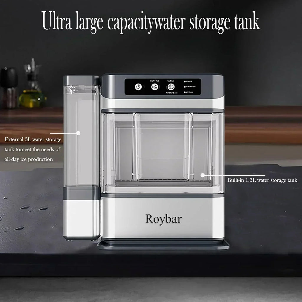 Large Capacity Ice Makers Countertop One-Click Operation Self-Cleaning Portable Ice Maker