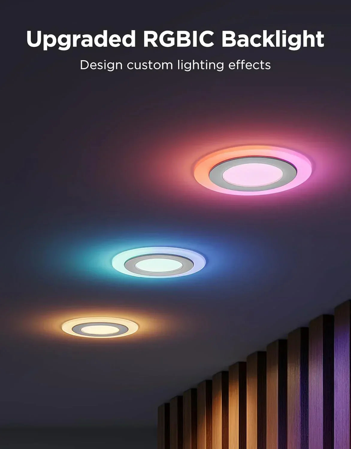Smart Recessed Lighting 6 Dimmable 1100LM Canless Downlight with Junction Box