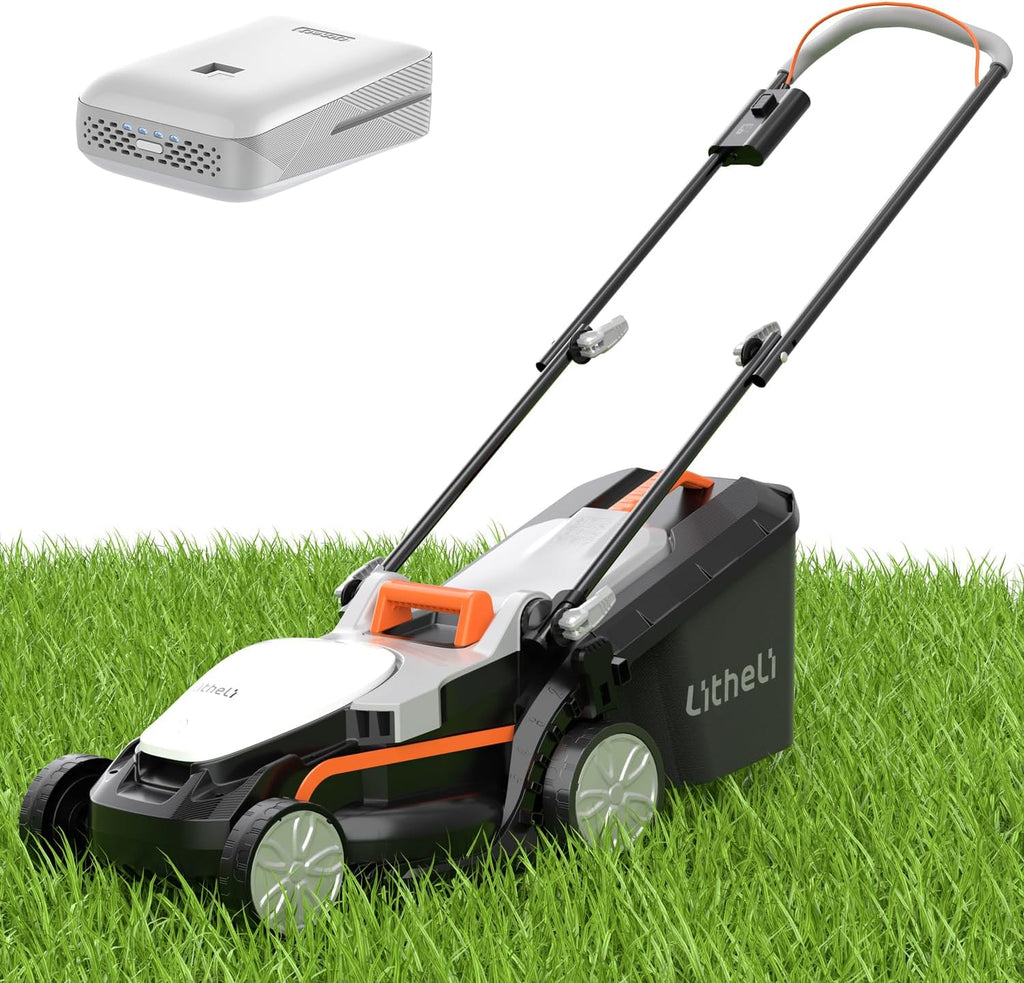 Litheli Cordless Lawn Mower 13 Inch, U20 Handy+ 20V Electric Lawn Mowers for Garden