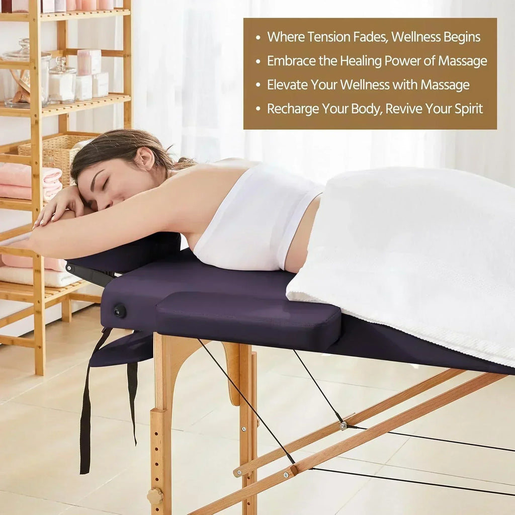 Yaheetech Massage Table Portable Lash Beds Spa Bed Massage Couch Foldable Spa Tables