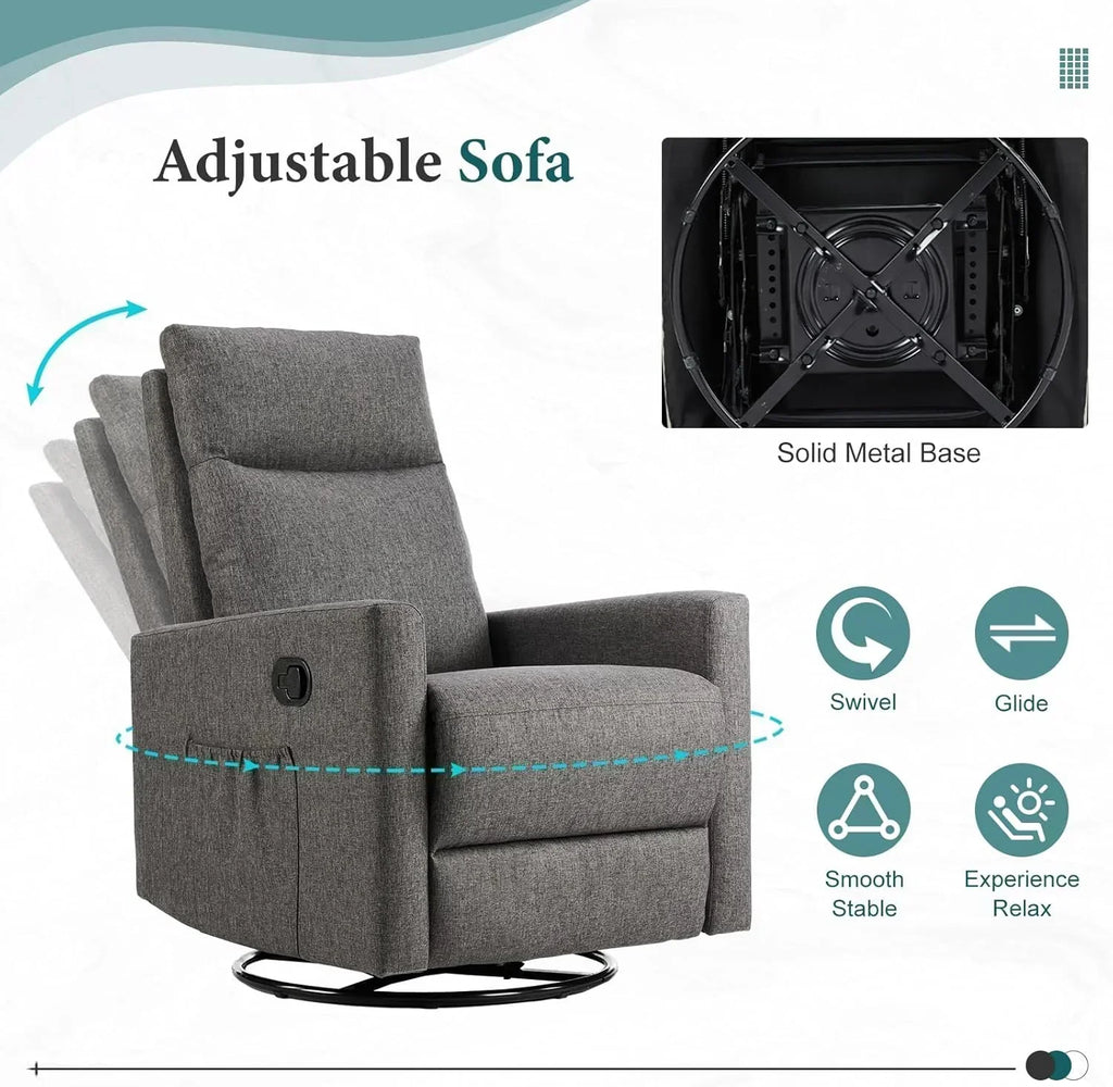 Adult recliner living room massage recliner adjustable home theater chair single sofa