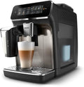 Philips Series 3300 Fully Automatic Espresso Coffee Machine - 6 Hot & Iced Drinks, LatteGo Milk System, 40% Quieter SilentBrew, Ceramic Grinder, Aquaclean Filter, Glossy Black (EP3341/50)