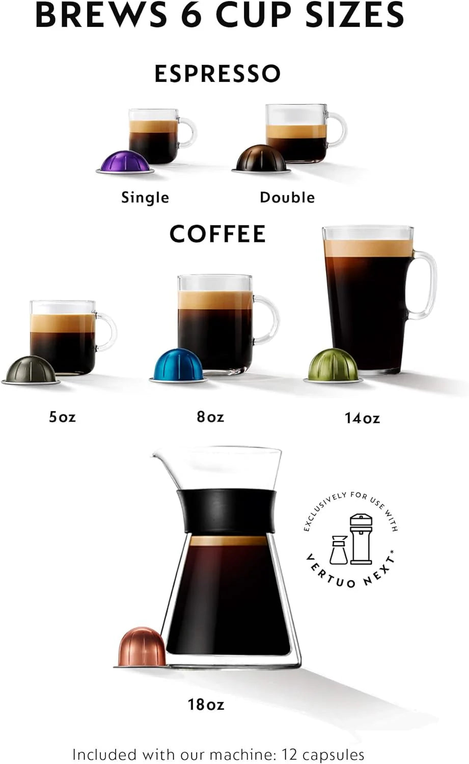 Nespresso Vertuo Next by De��Longhi White Coffee & Espresso Machine