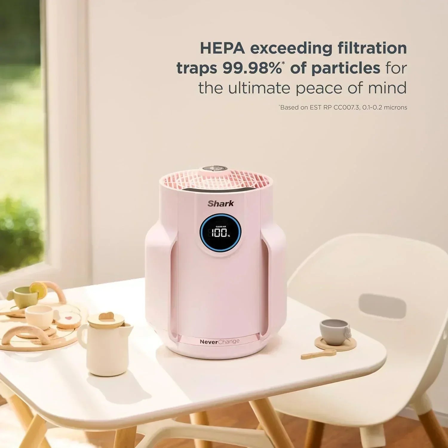 Air Purifier Compact Pro with Long-lasting HEPA Exceeding Filtration For Pet Dander Dust Smoke
