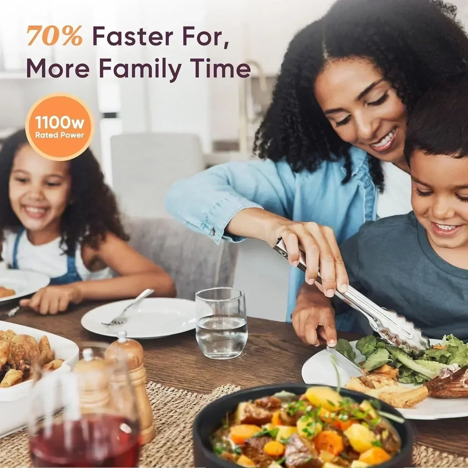 COSORI 6-Quart Stainless Steel Pressure Cooker Multi-Function Cooker with Ceramic Inner Pot