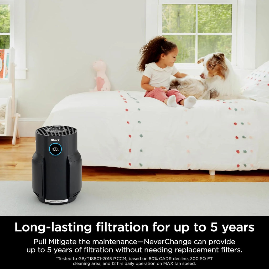 Air Purifier Compact Pro with Long-lasting HEPA Exceeding Filtration, For Pet Dander, Dust, Smoke, Allergens, Up to 250 sq. ft.