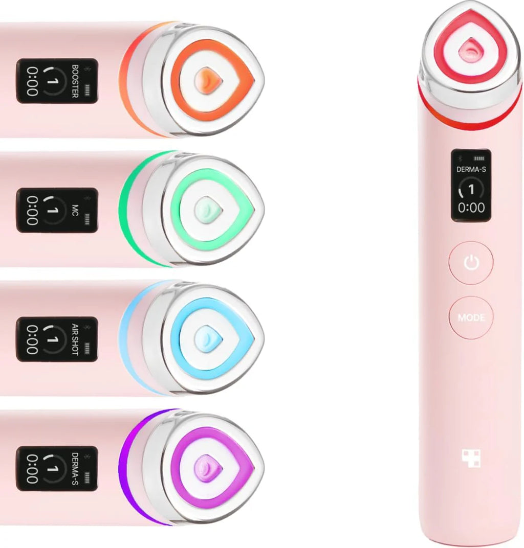 medicube Booster Pro | 6-in-1 Real Glass Glow Beauty Massager | for Clear, Radiant