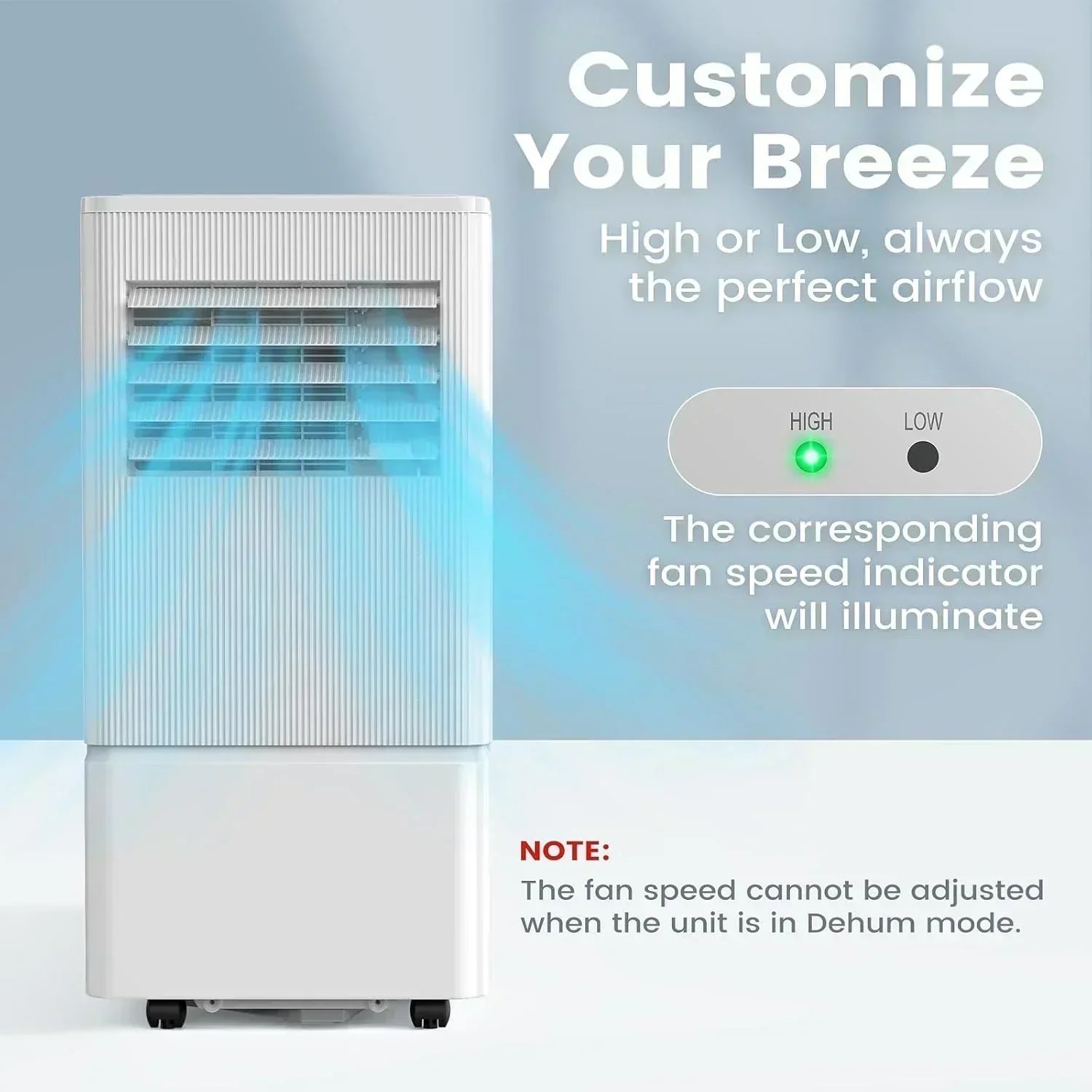 Air Choice Portable Air Conditioner 10000 BTU Air Conditioner Portable for Room Up to 450 Sq.Ft
