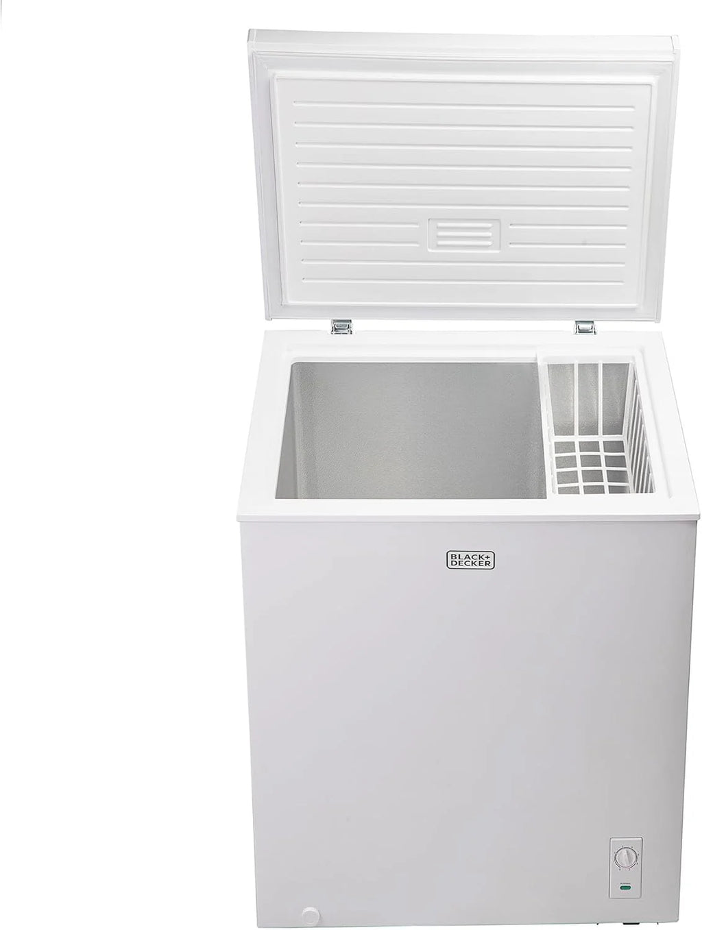 BLACK+DECKER 2.0 Cu. Ft. Compact Chest Freezer, Deep Freezer Holds Up To 70 Lbs. of Frozen Food
