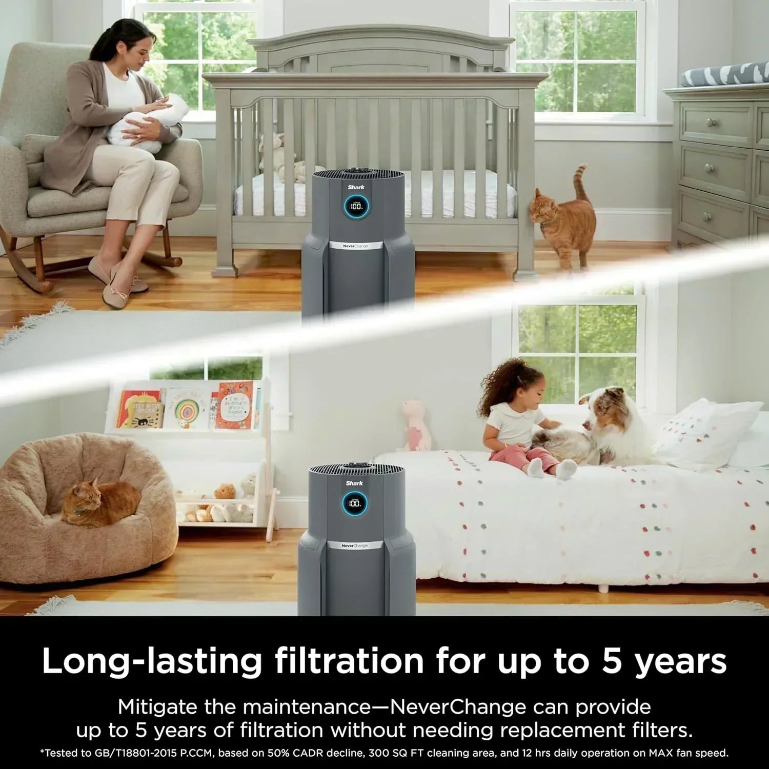 Air Purifier Compact Pro with Long-lasting HEPA Exceeding Filtration For Pet Dander Dust Smoke