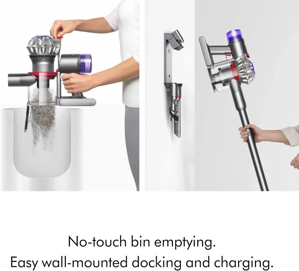 Cordless vacuum cleaner silver/nickel