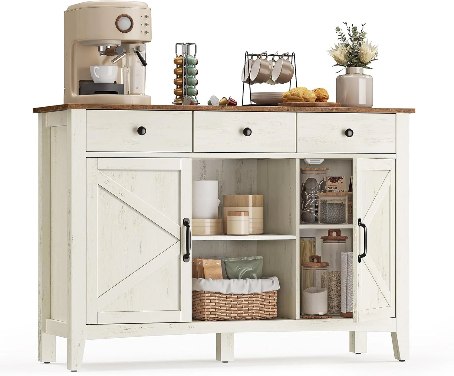 VASAGLE LIRY Collection - Storage Cabinet, Buffet Cabinet, Sideboard, Credenza