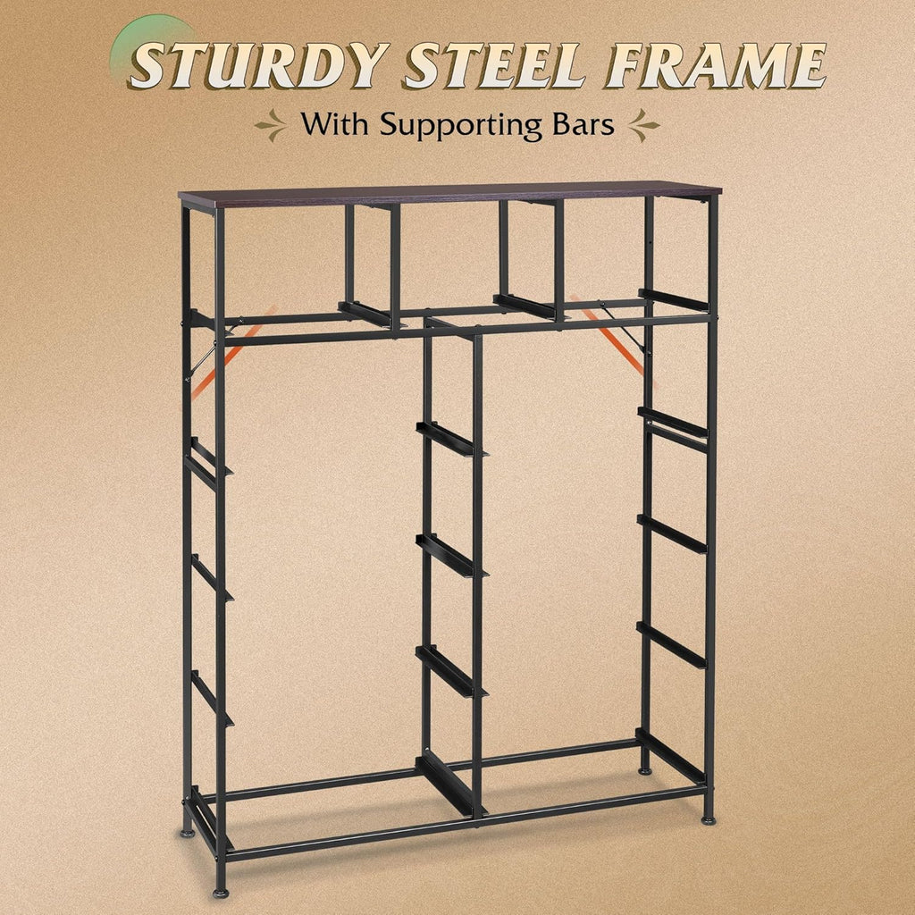 Storage Organizer Unit 11 Fabric Bins Storage Drawers Organizer Steel Frame Tall Storage Tower