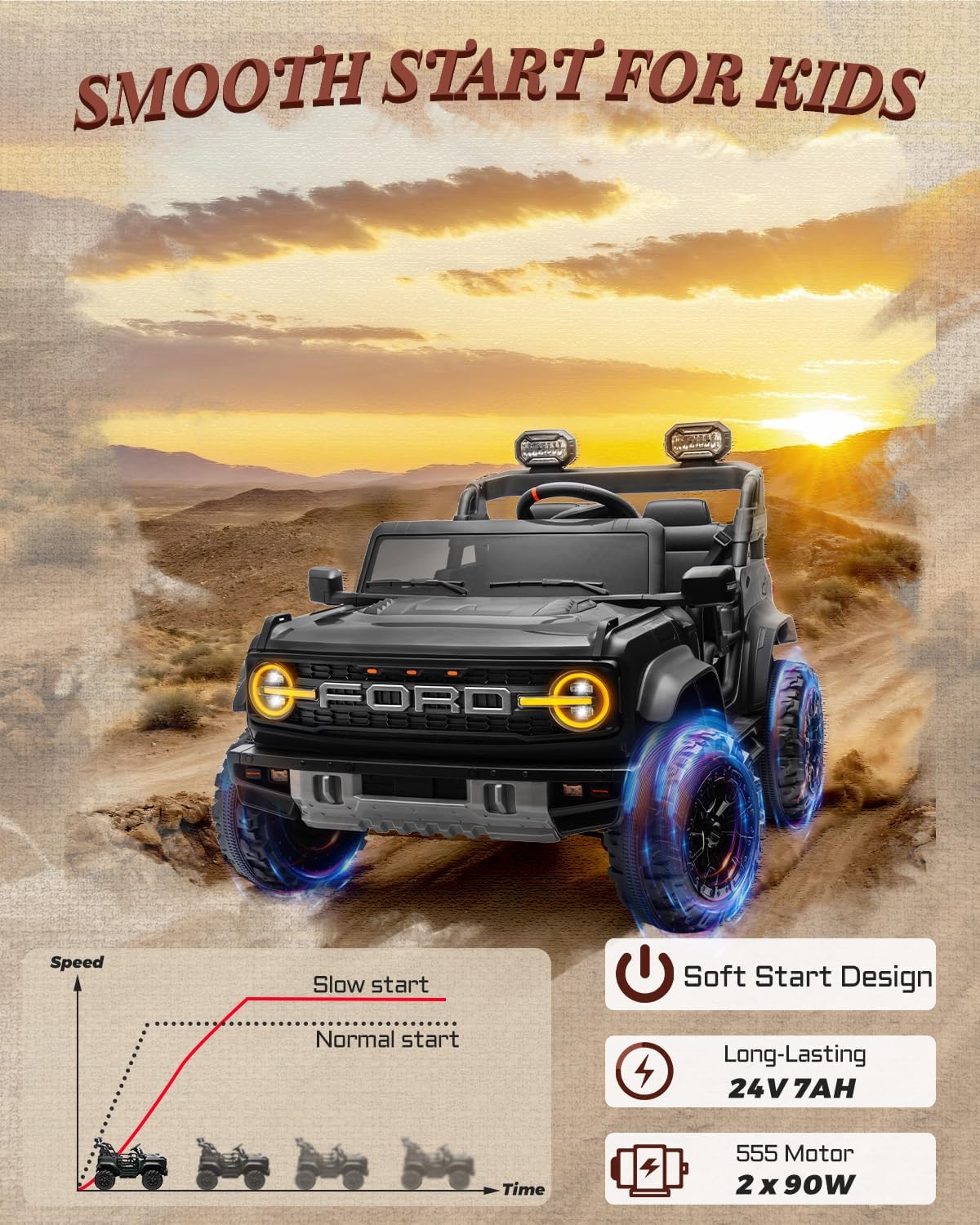 Kids Pink Ride-On Truck Battery Powered Electric Toy Car