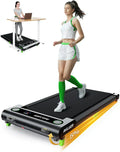 Akluer Inclined Home Treadmill 2.5 HP Small Under-Desk Treadmill Remote Control LED Display