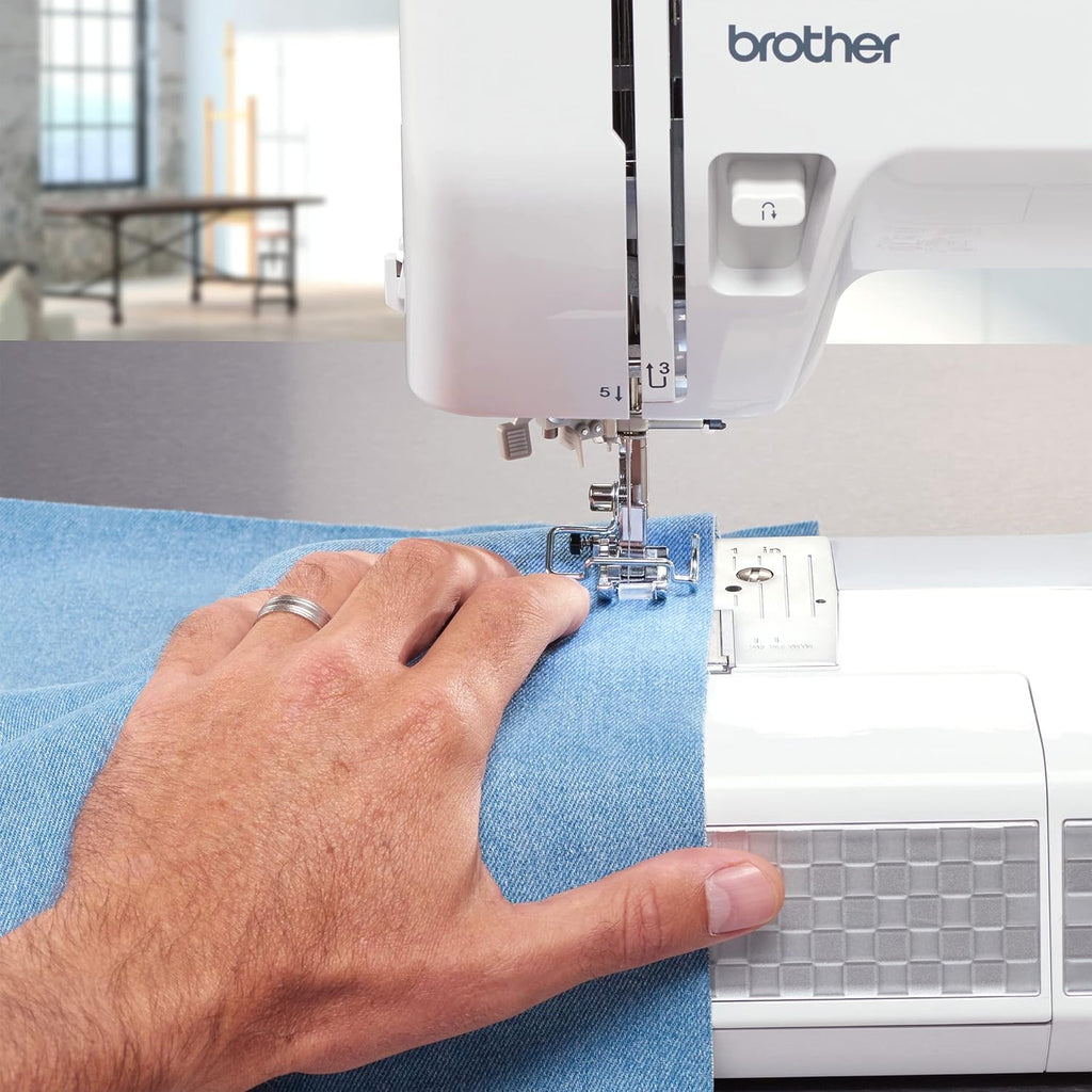 Sewing Machine, Strong Tough 37 Built-in Stitches Free Arm Option 6 Included Feet
