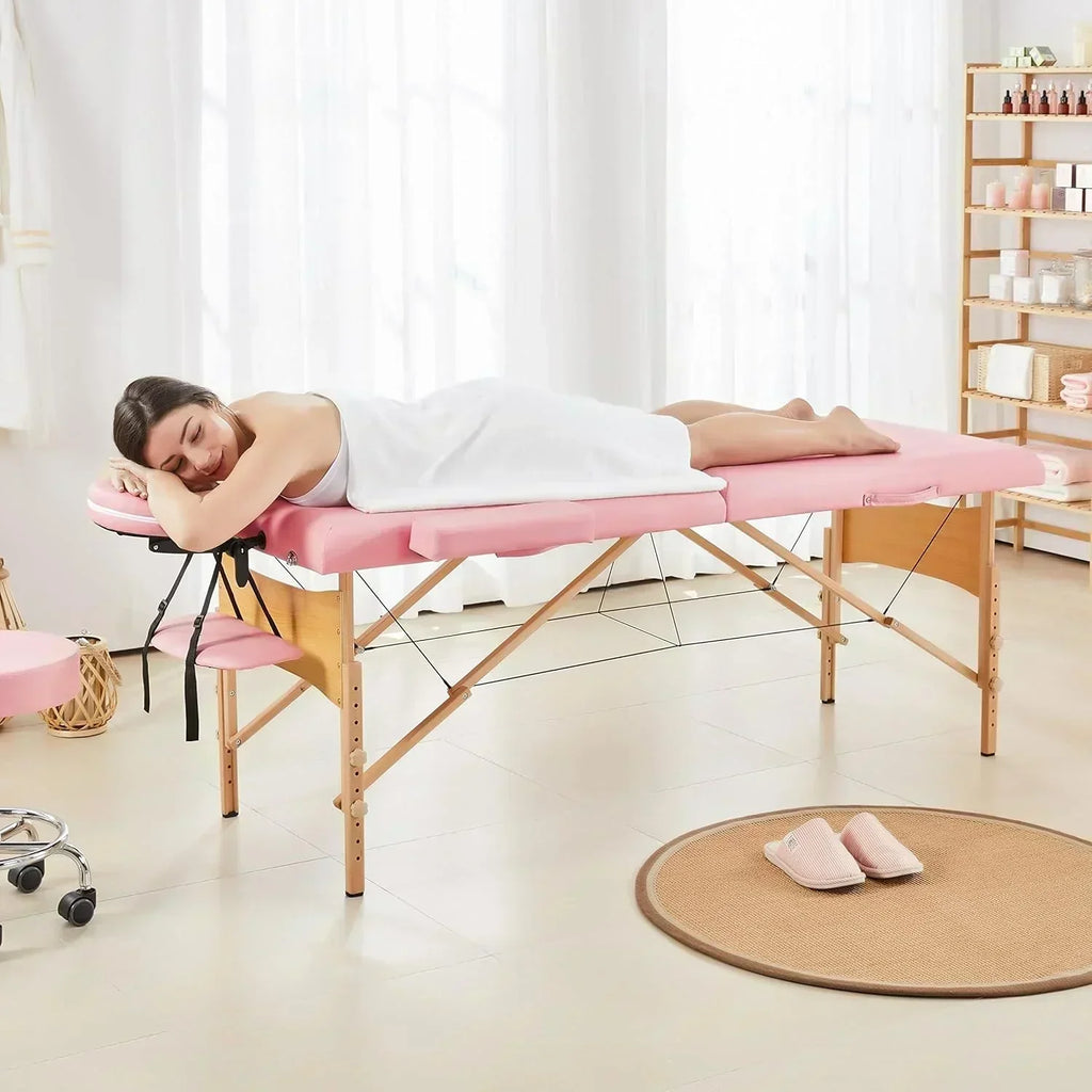 Yaheetech Massage Table Portable Lash Beds Spa Bed Massage Couch Foldable Spa Tables