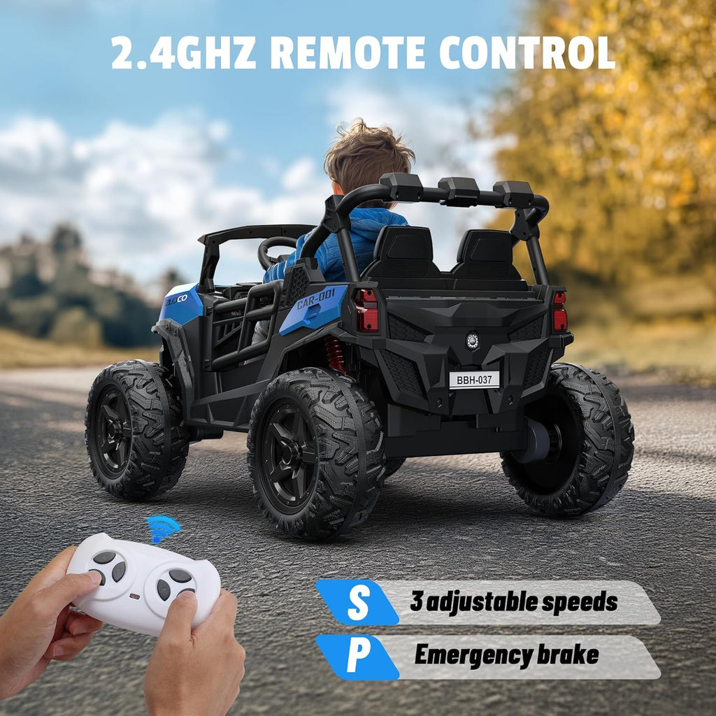 Pink all-terrain car travel electric toy truck