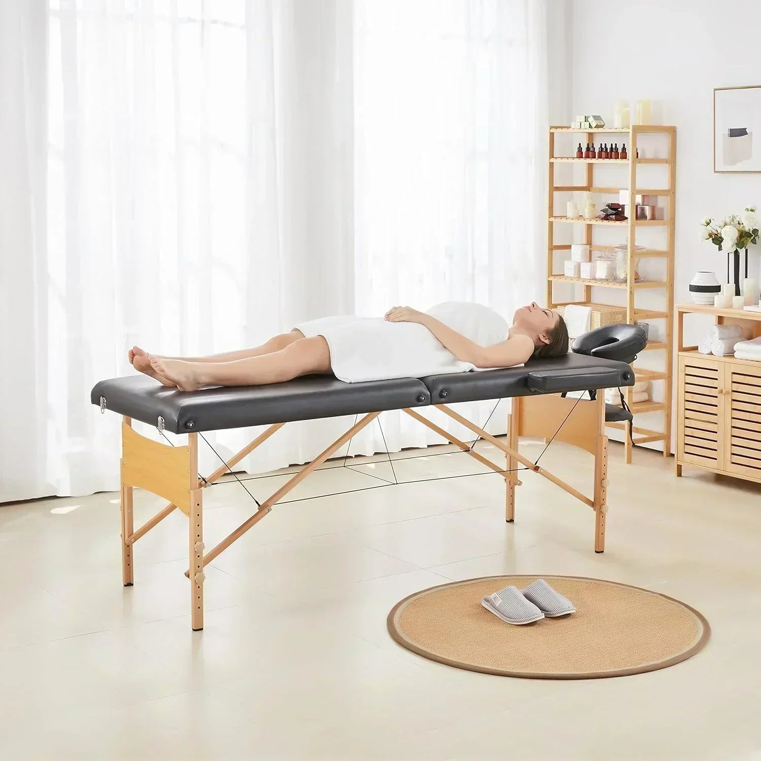 Yaheetech Massage Table Portable Lash Beds Spa Bed Massage Couch Foldable Spa Tables