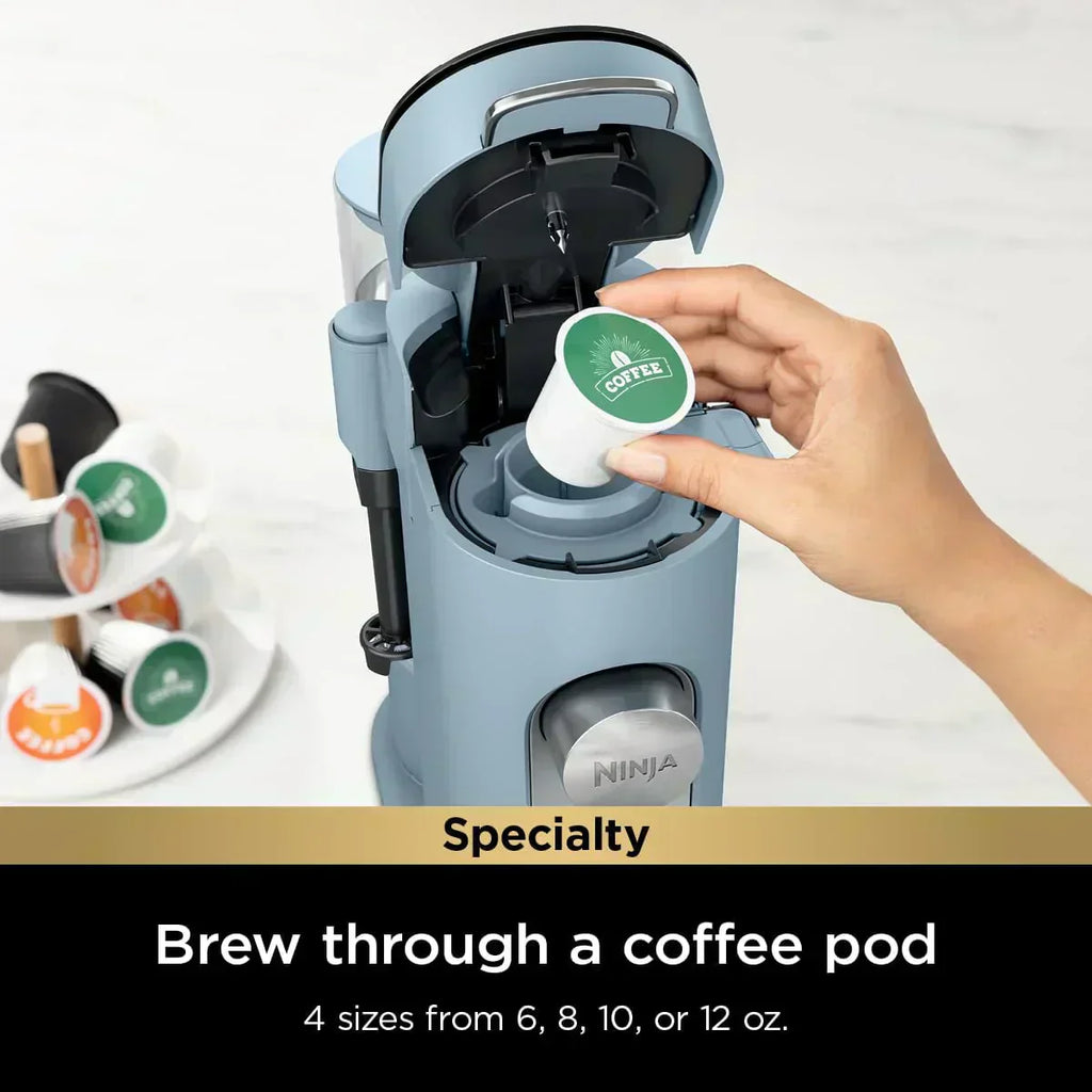 Ninja Single Serve Coffee Maker 56 oz Reservoir Stone