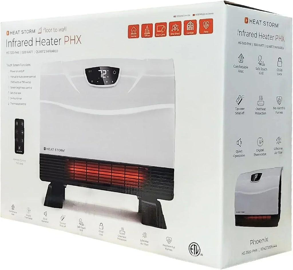 HS-1500-PHX-WIFI Infrared Heater Wifi Wall Mounted