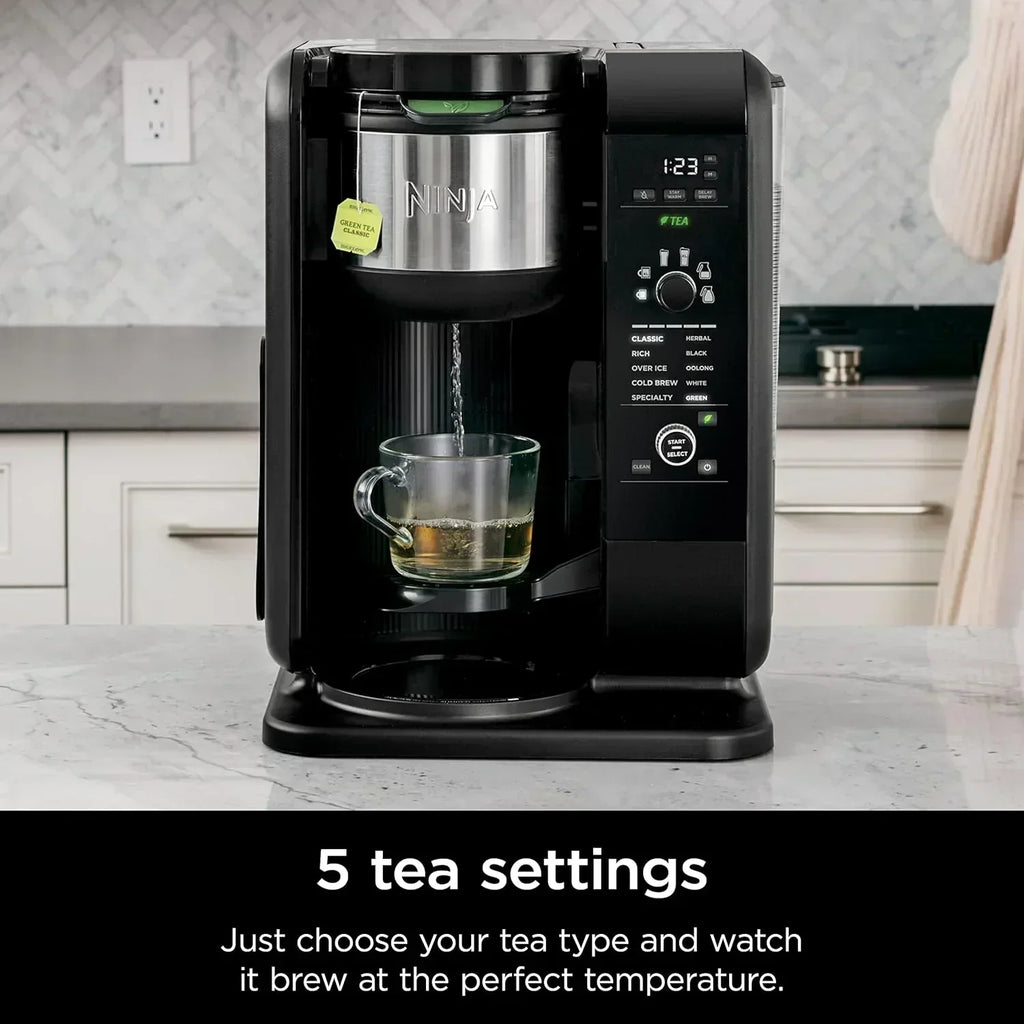 Ninja Hot and Cold Brewed System Tea and Coffee Maker with Auto-iQ 50 oz Thermos