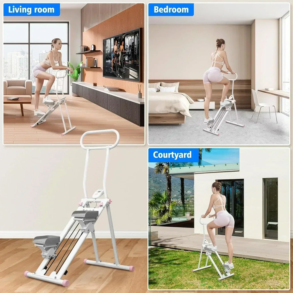 Stair Stepper for Home Gym Folding Vertical Climber Cardio Exercise Machine Stair Climber