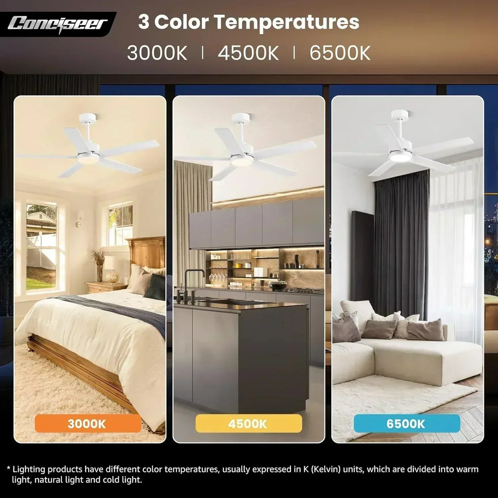 Modern ceiling fan 72 inch bedroom living room library cafe outdoor/industrial