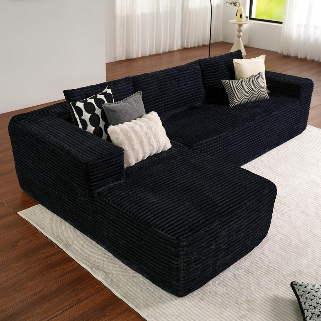Ovios 104 Cloud Section Sofa L-shaped lounge chair, modern modular sofa