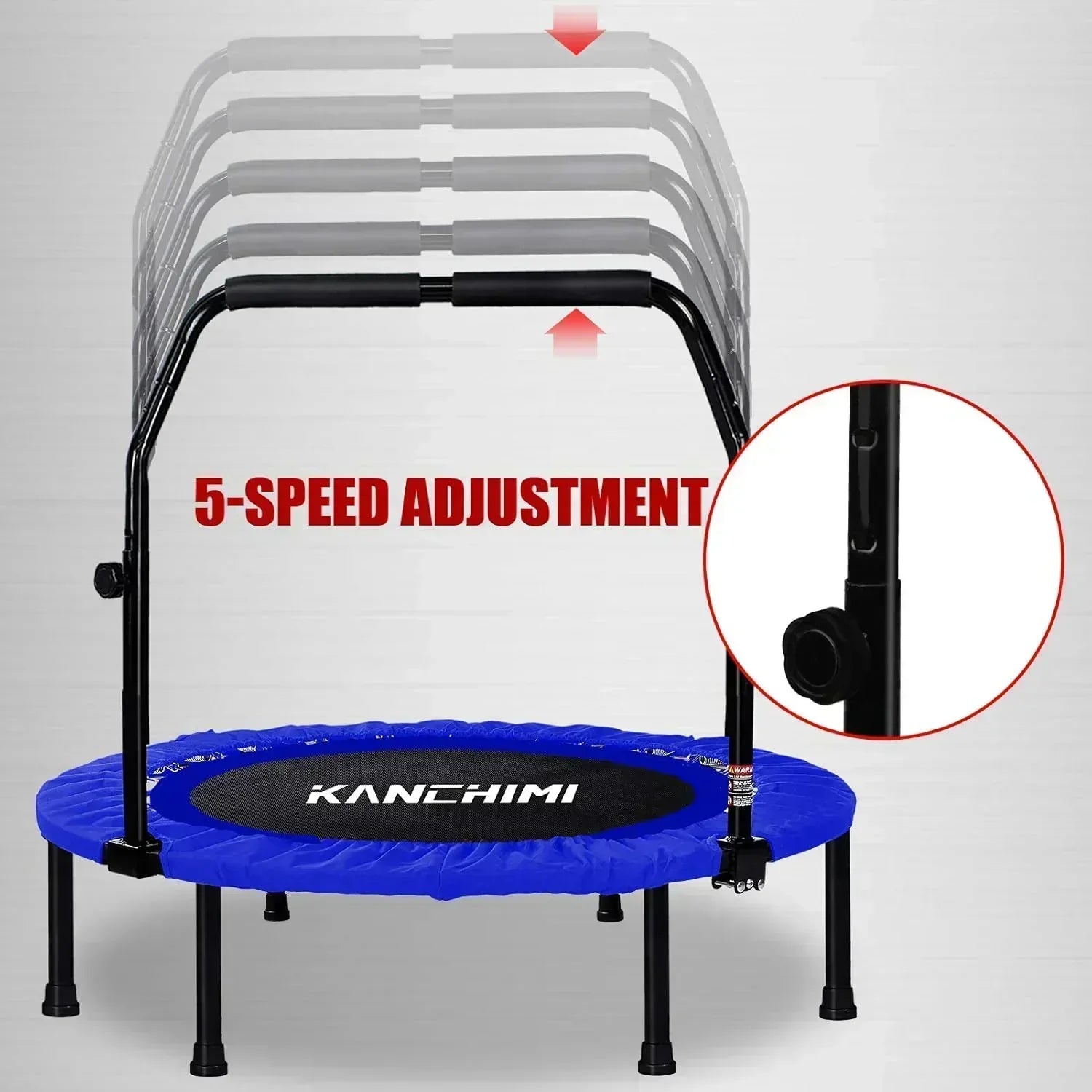 Kanchimi 40 48 Folding Mini Fitness Indoor Exercise Workout Rebounder Trampoline
