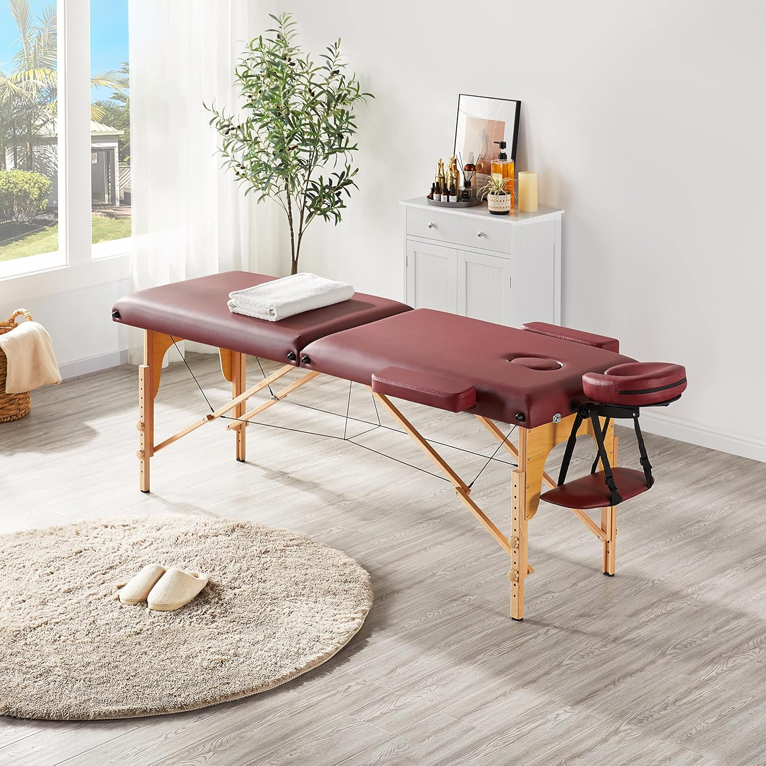 Yaheetech Massage Table Portable Lash Beds Spa Bed Massage Couch Foldable Spa Tables