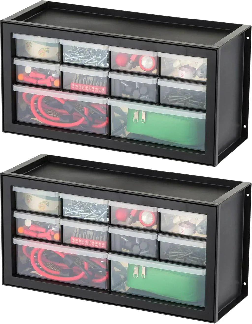IRIS USA Screw Tool Organizer Small Parts Cabinet Chest Storage Drawers Organization Toolbox