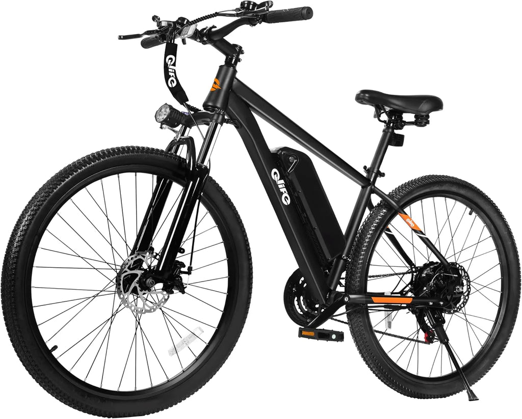 Qlife Racer Electric Bike for Adults - 21-Speed Mountain Lightweight Ebike
