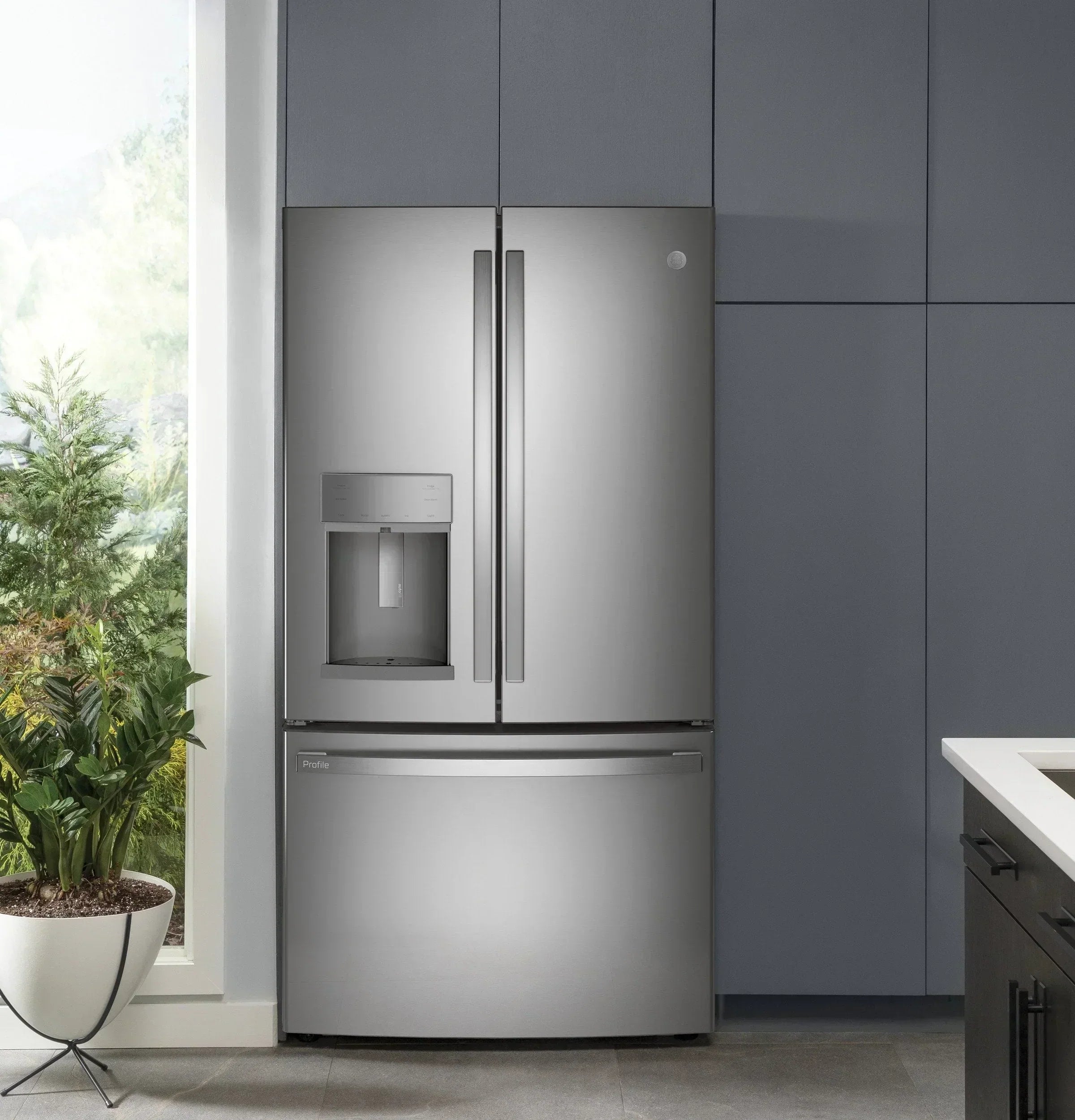 GE Profile Series ENERGY STAR? 27.7 Cu. Ft. Fingerprint Resistant French-Door Refrigerator