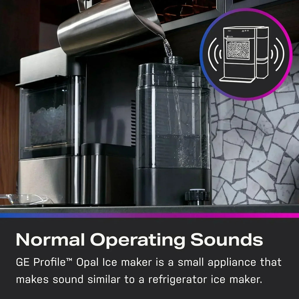 GE Profile Opal 2.0 with 0.75 Gallon Tank Chewable Crunchable Countertop Nugget Ice Maker