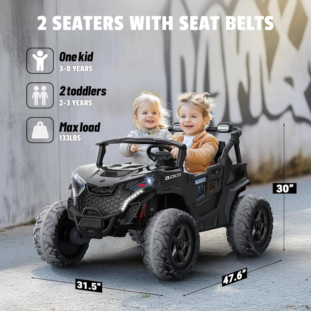 Pink all-terrain car travel electric toy truck