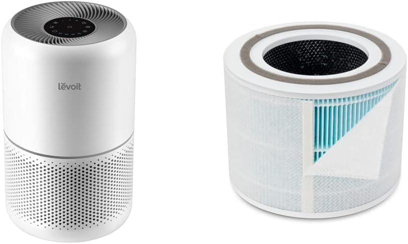 Air Purifier for Bedroom Allergies and Pet Hair 56W High Torque Motor