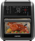 CHEFMAN ExacTemp 12-Quart Air Fryer Integrated Smart Cooking 28 Touchscreen Presets