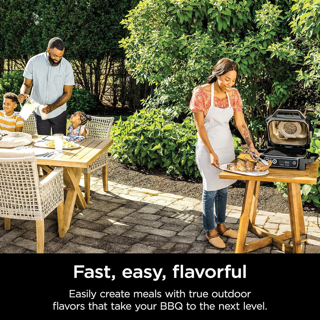 OG751 Woodfire Pro Outdoor Grill Built-In Thermometer 7-in-1 Master Grill BBQ Smoker