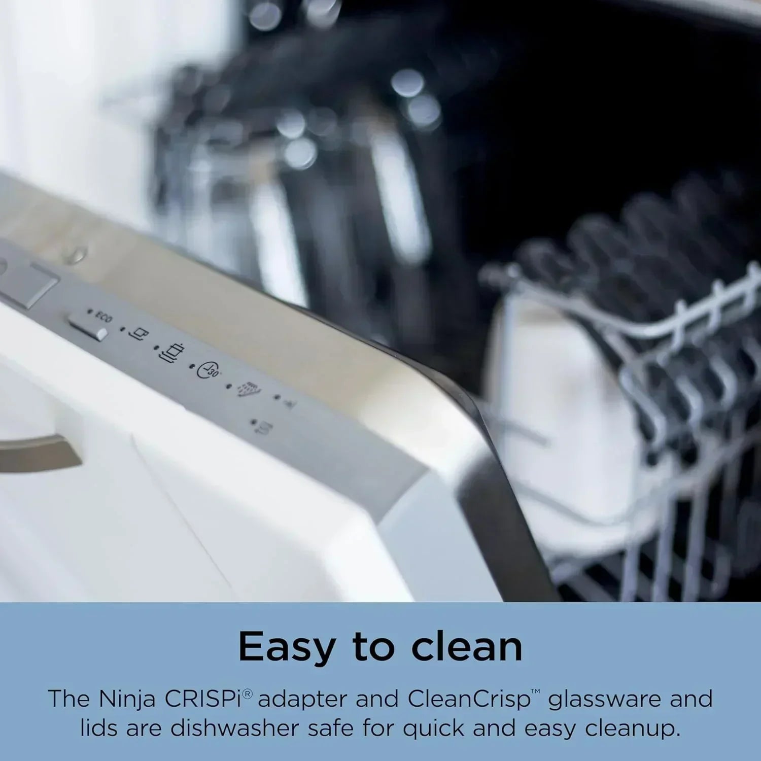 Ninja Crispi 4 in 1 Portable Glass Air Fryer Cooking System 4QT 6 Cup TempWare Glass Containers