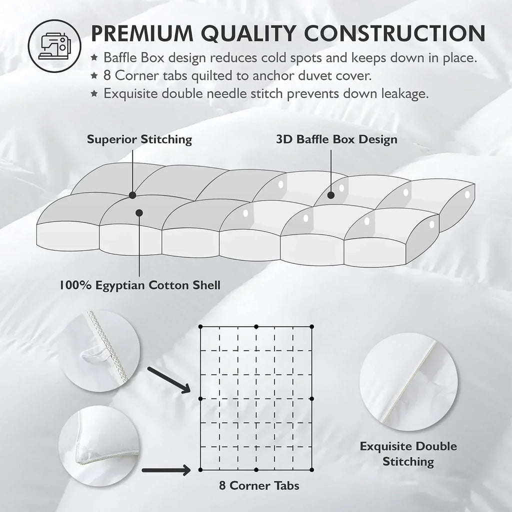 Baffle Box Design Comforter Duvet